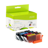 Fuzion Canon CLI-221 Compatible Inkjet Set - C/K/M/Y Fuzion Canon CLI-221 Compatible Inkjet Set - C/K/M/Y