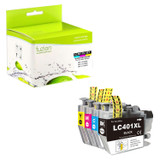 Fuzion Brother LC401XL Compatible Inkjet Set - C/K/M/Y Fuzion Brother LC401XL Compatible Inkjet Set - C/K/M/Y