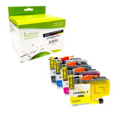 Fuzion Brother LC406XL Compatible Inkjet Set - C/K/M/Y Fuzion Brother LC406XL Compatible Inkjet Set - C/K/M/Y