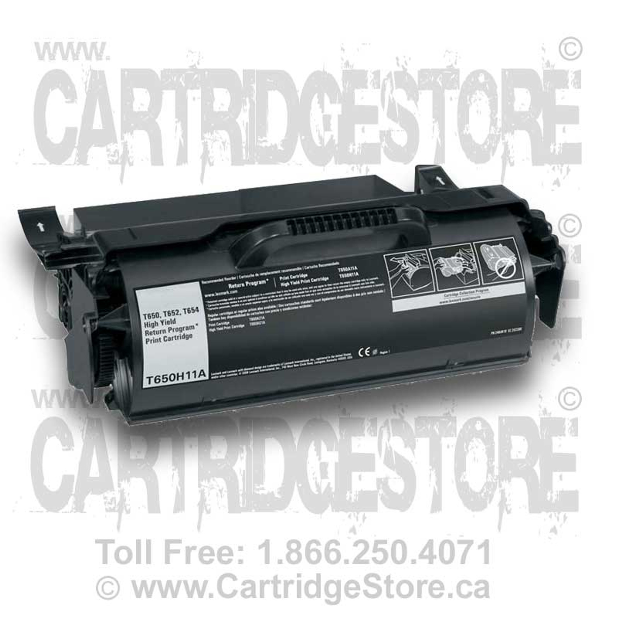 Lexmark T650 Black Toner Cartridge High Yield 25K Compatible (T650H21A)