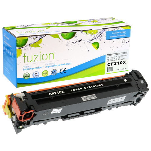 Fuzion HP CF210X (131X) Compatible Toner High Yield - Black