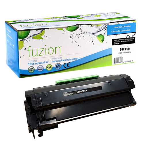 Fuzion Lexmark 56F1H00 Compatible Toner High Yield - Black Fuzion Lexmark 56F1H00 Compatible Toner High Yield - Black