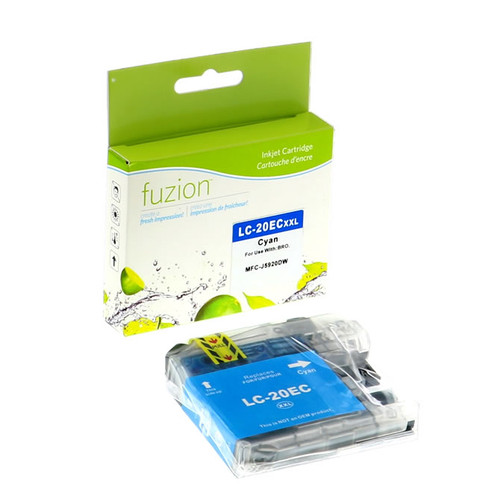 Fuzion Brother LC20EC Compatible Inkjet - XXL Cyan