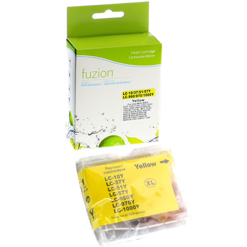 Fuzion Brother LC51 Compatible Inkjet - Yellow
