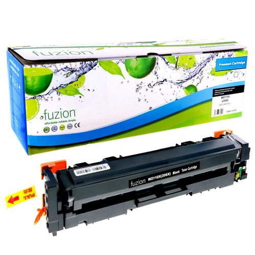 Fuzion HP W2110X (206X) Compatible Toner High Yield - Black