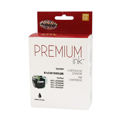 Brother LC3019XXL Pigment Black Compatible Premium Ink