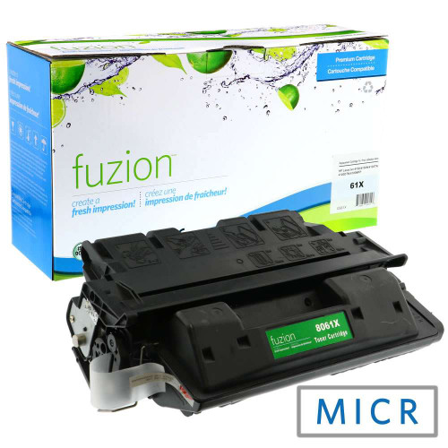 Fuzion HP C8061X (61X) Remanufactured MICR Toner Fuzion HP C8061X (61X) Remanufactured MICR Toner