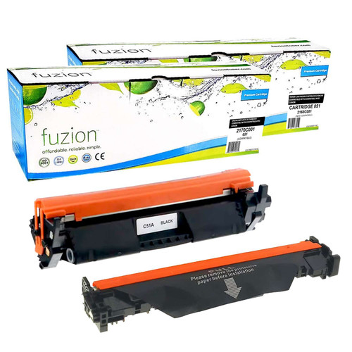 Fuzion Canon 051 / 051DR Compatible Toner & Drum Combo Fuzion Canon 051 / 051DR Compatible Toner & Drum Combo
