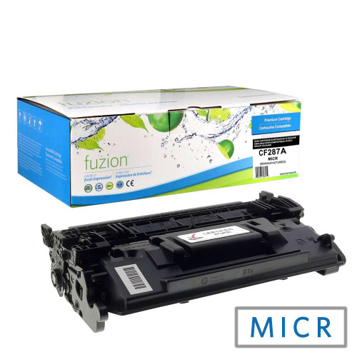 Fuzion HP CF287A (87A) Remanufactured MICR Toner Fuzion HP CF287A (87A) Remanufactured MICR Toner