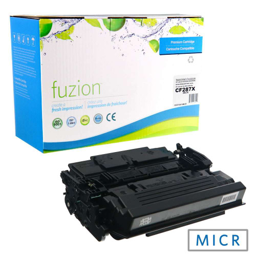 Fuzion HP CF287X (87X) Remanufactured MICR Toner Fuzion HP CF287X (87X) Remanufactured MICR Toner