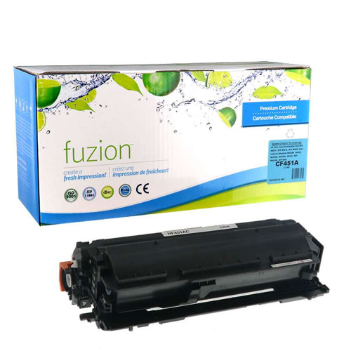 Fuzion HP CF451A (655A) Compatible Toner - Cyan Fuzion HP CF451A (655A) Compatible Toner - Cyan