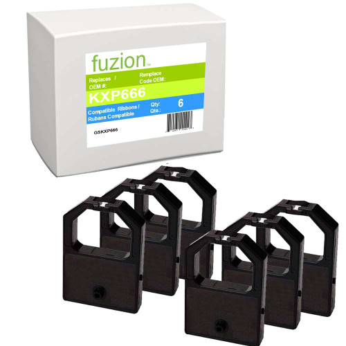 Fuzion Panasonic KXP1090/1124 Seamless Ribbon - Black