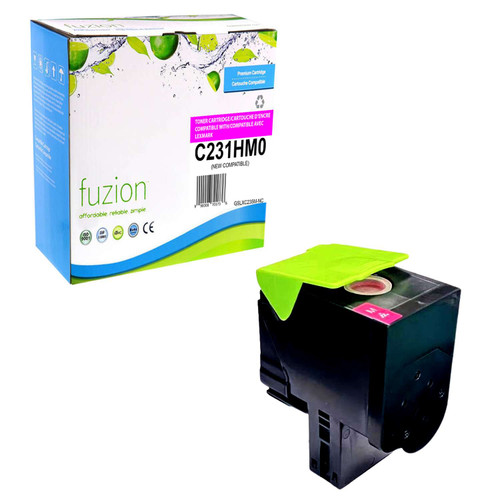 Fuzion Lexmark C231HM0 Compatible Toner High Yield - Magenta Fuzion Lexmark C231HM0 Compatible Toner High Yield - Magenta