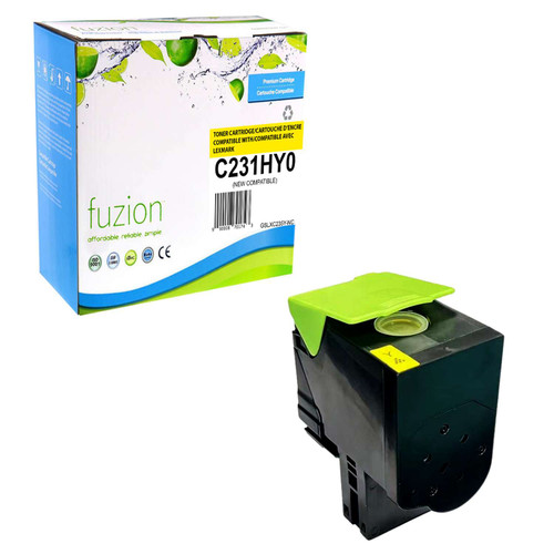 Fuzion Lexmark C231HY0 Compatible Toner High Yield - Yellow