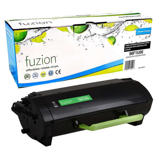 Fuzion Lexmark 56F1U00 Remanufactured Ultra High Yield Toner - Black
