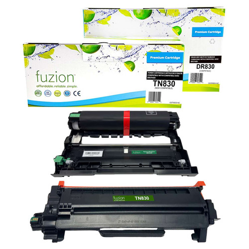 Fuzion Brother TN830 / DR830 Compatible Toner & Drum Combo