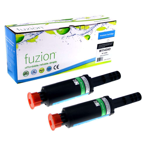 Fuzion HP W1143AD (143A) Compatible Reload Toner - Black (2 Pack) Fuzion HP W1143AD (143A) Compatible Reload Toner - Black (2 Pack)