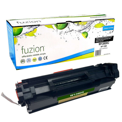 Fuzion HP W1380X (138X) Compatible Toner High Yield - Black Fuzion HP W1380X (138X) Compatible Toner High Yield - Black