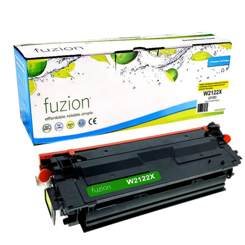 Fuzion HP W2122X (212X) Compatible Toner High Yield - Yellow Fuzion HP W2122X (212X) Compatible Toner High Yield - Yellow
