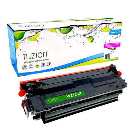 Fuzion HP W2123X (212X) Compatible Toner High Yield - Magenta Fuzion HP W2123X (212X) Compatible Toner High Yield - Magenta