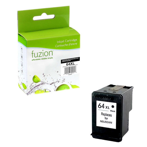 Fuzion HP #64XL Inkjet - HY Black Fuzion HP #64XL Inkjet - HY Black