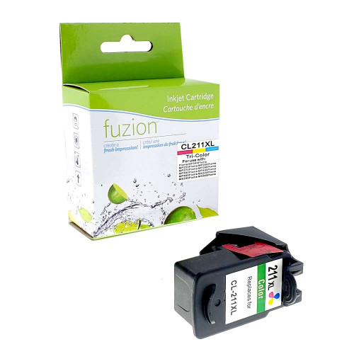 Fuzion Canon CL-211XL Remanufactured Tri-Colour Inkjet - C/M/Y Fuzion Canon CL-211XL Remanufactured Tri-Colour Inkjet - C/M/Y