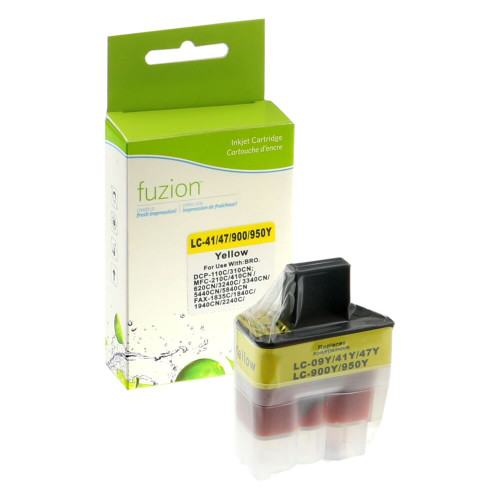 Fuzion Brother LC41 Compatible Inkjet - Yellow
