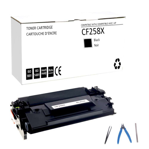 Generic White Box CF258X Compatible Toner High Yield - Black (No Chip) Generic White Box CF258X Compatible Toner High Yield - Black (No Chip)
