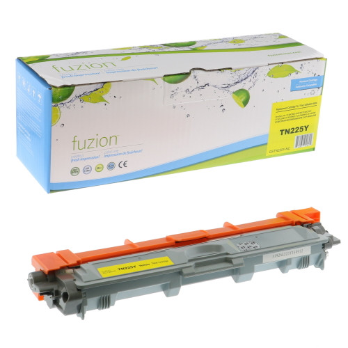 Fuzion Brother TN225Y Compatible Toner High Yield - Yellow