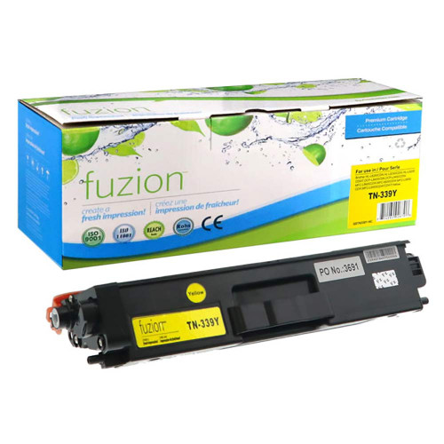 Fuzion Brother TN339Y Compatible Toner High Yield - Yellow