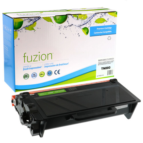 Fuzion Brother TN880 Compatible Toner Super High Yield - Black