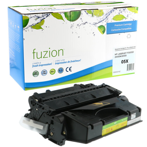 Fuzion HP CE505X (05X) Compatible Toner High Yield - Black