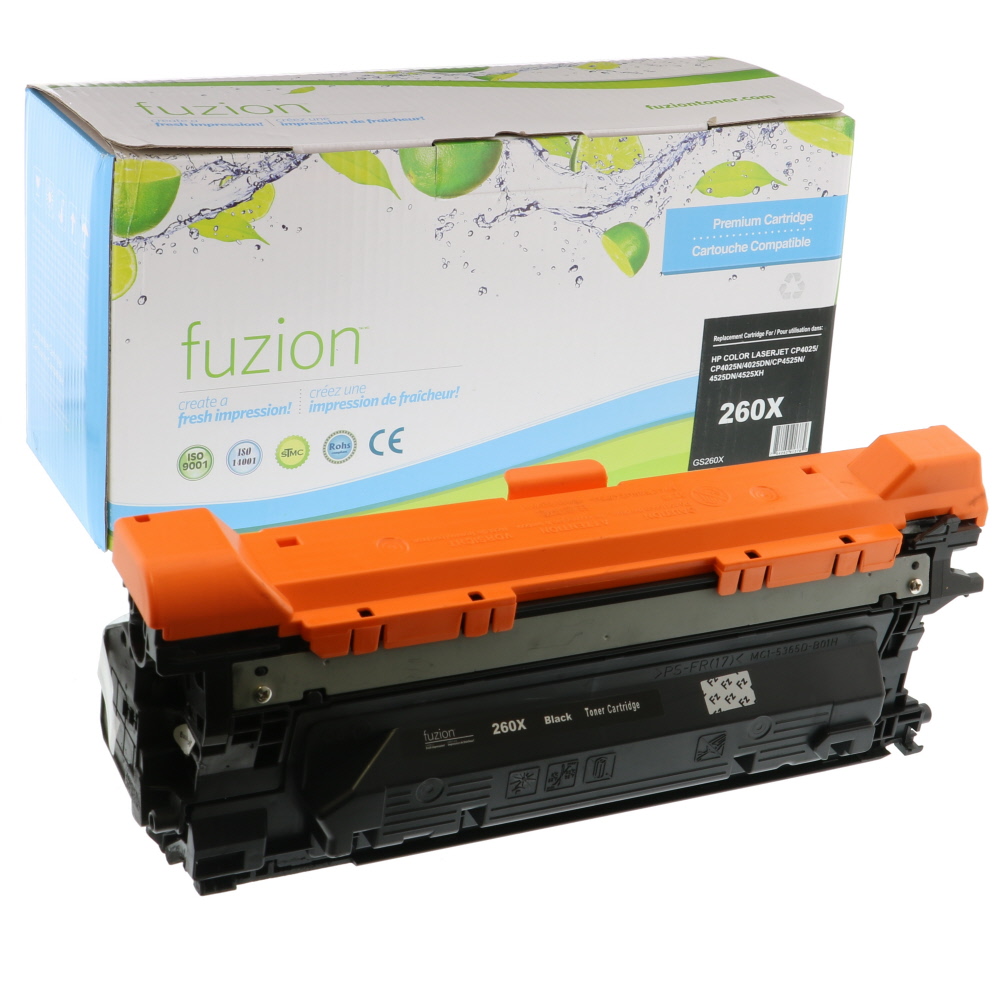 Fuzion - HP 647A CE260X HY Toner | Black HY Remanufactured
