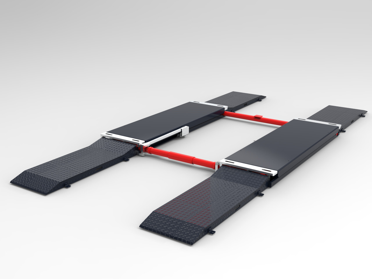 Stratus SAE-RS9 G4 Mid Rise Scissor Auto Lift Approach Ramp Kit (Set of 4)