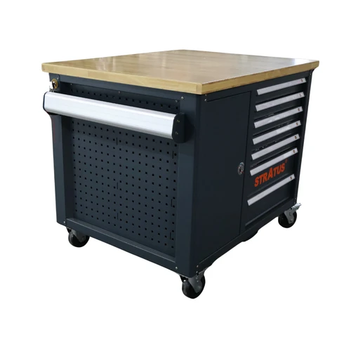 Stratus SAE-TL1446 Heavy Duty Mobile 46" W 14-Drawer Tool Chest Workbench
