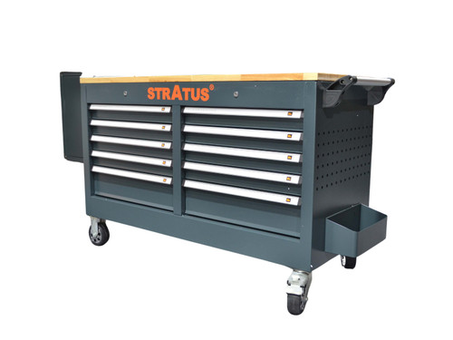 Stratus SAE-TL1046 Heavy Duty Mobile 46" W 10-Drawer T ool Chest Workbench