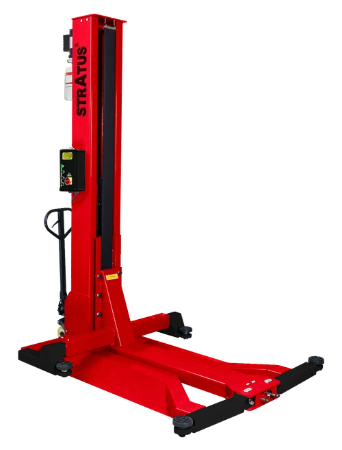 Stratus SAE-S8E Single Post 8,000 Lbs. Capacity Electric Safety Lock Release Car Lift