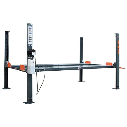 Stratus SAE-P48C G3 4 Post 8,000 LBS Capacity Manual Release Compact Storage Parking Car Lift With Casters