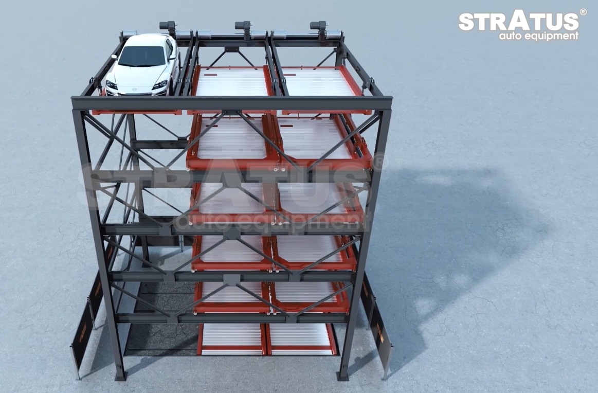 Stratus Multi-level Lateral Vertical Shift Parking System