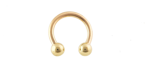 Gold Circular Barbells