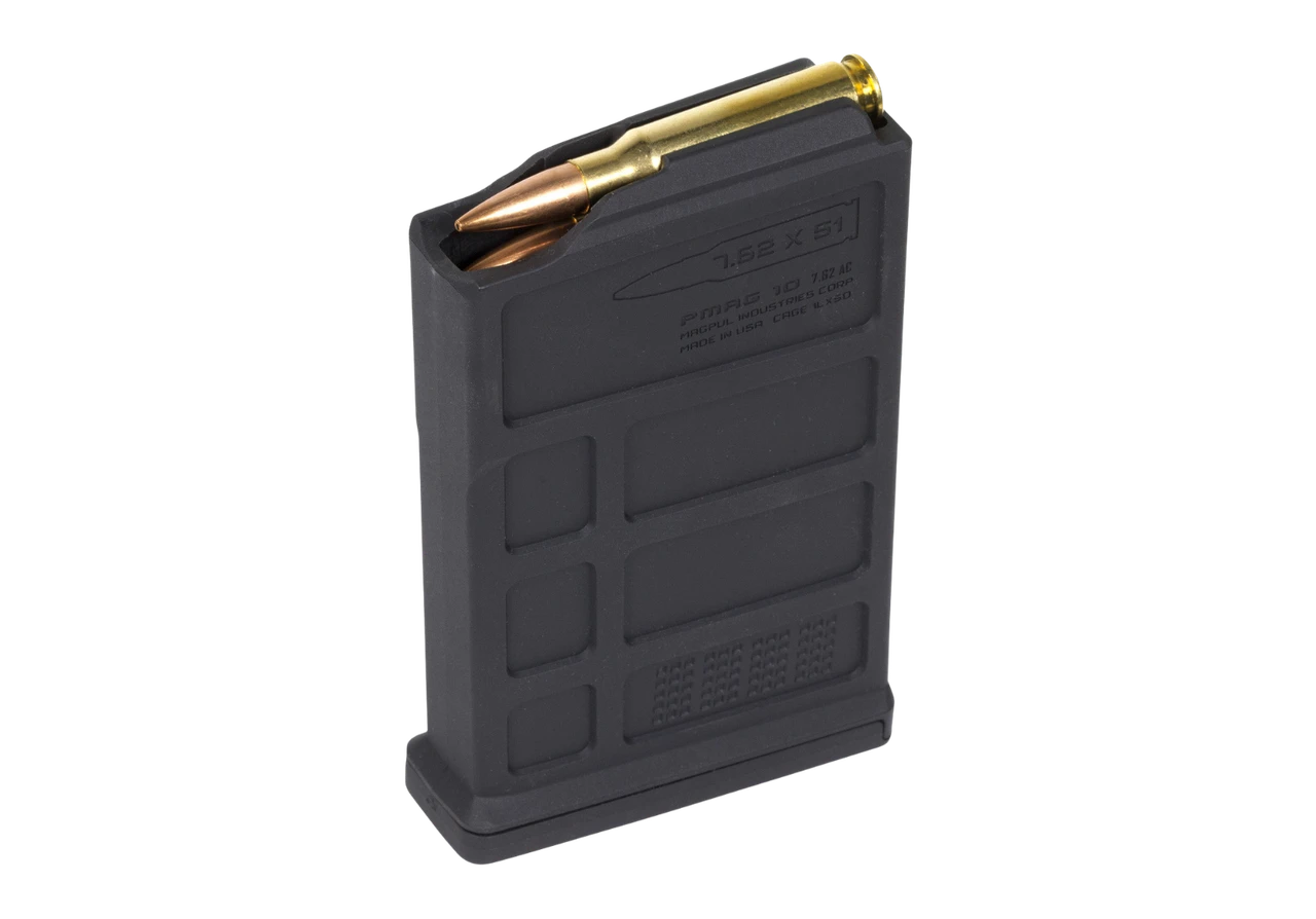black rifle magazine with ammo loaded