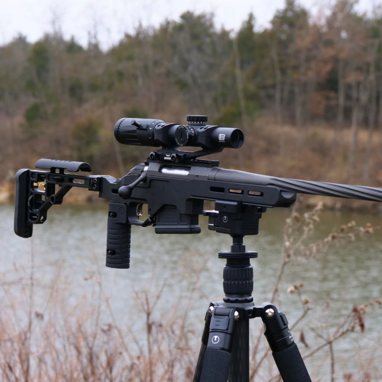 UD Picatinny Chassis installed on rifle