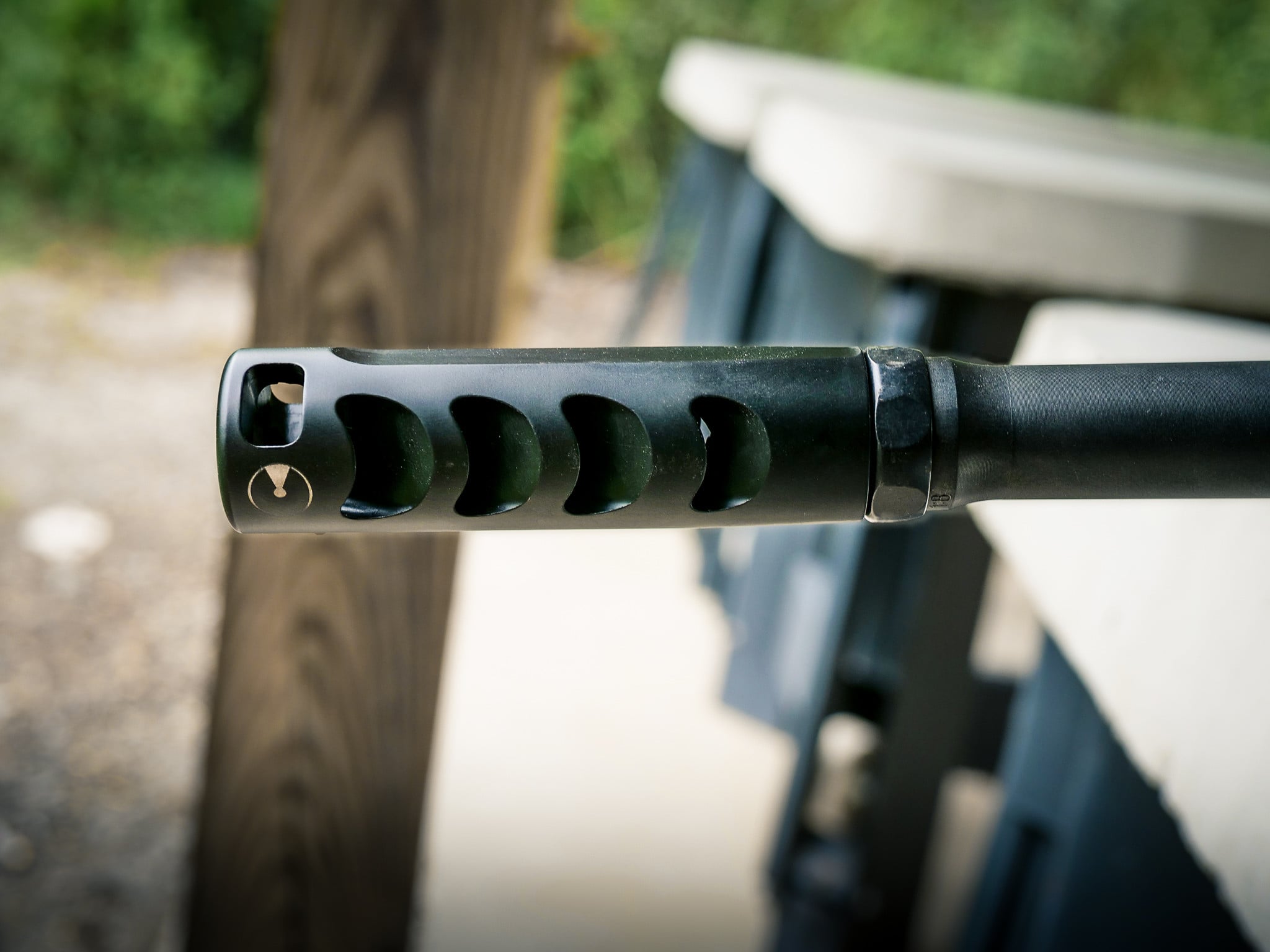 apollo lr muzzle brake on barrel