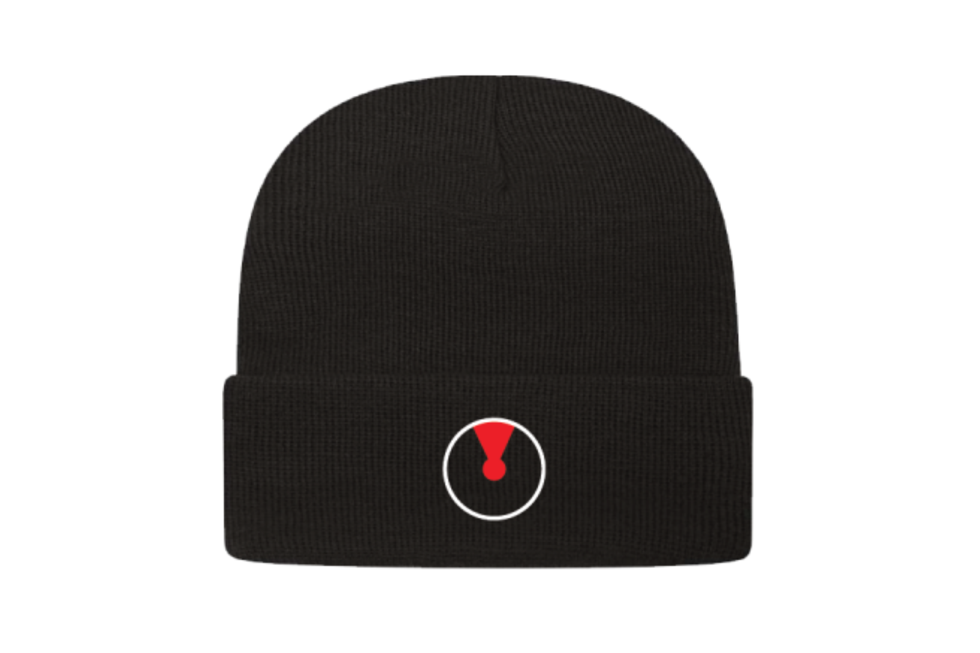 black beanie with Ultradyne logo