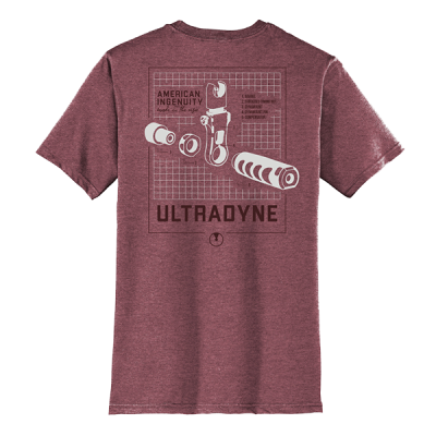 burgandy graphic t-shirt