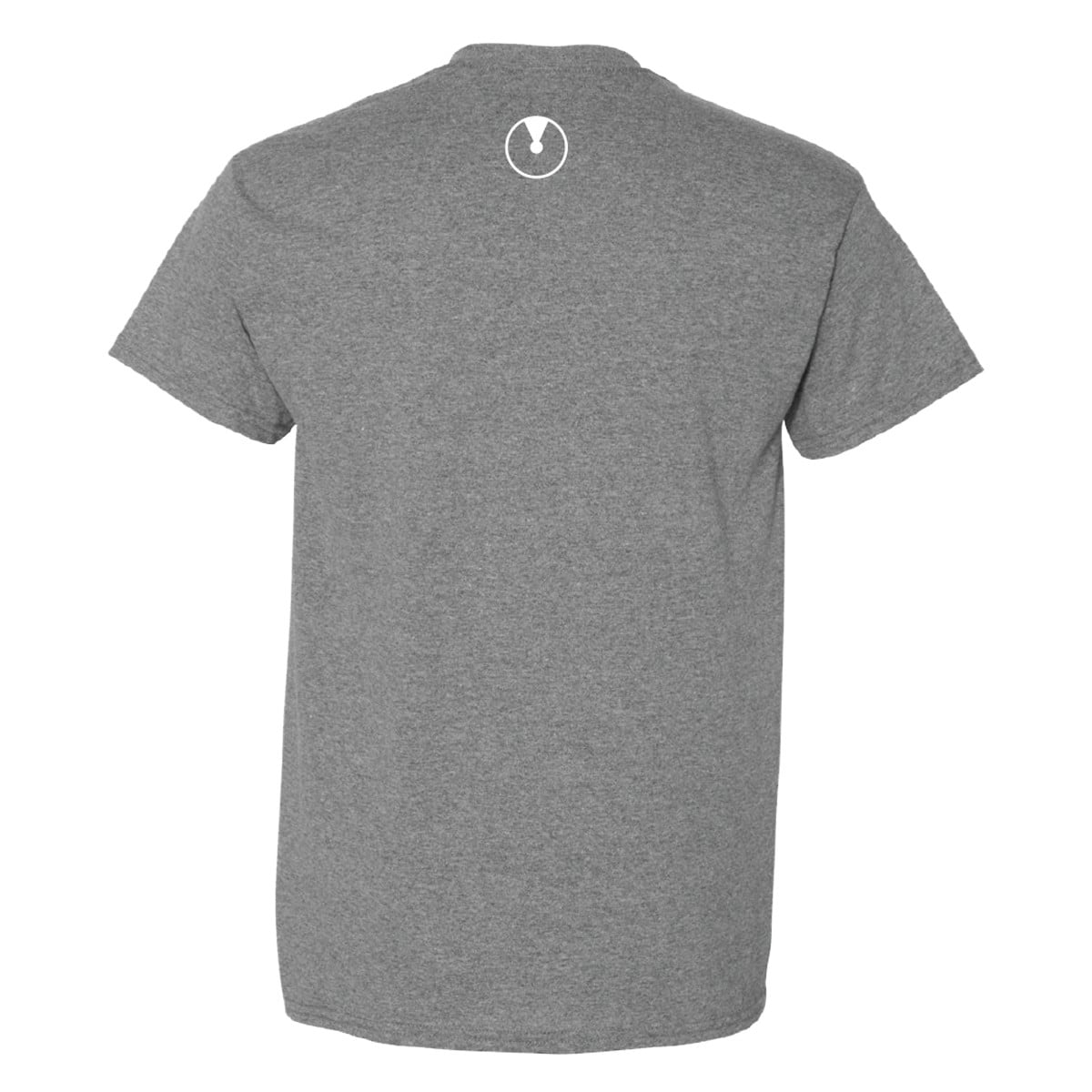 back of Ultradyne t-shirt showing small logo