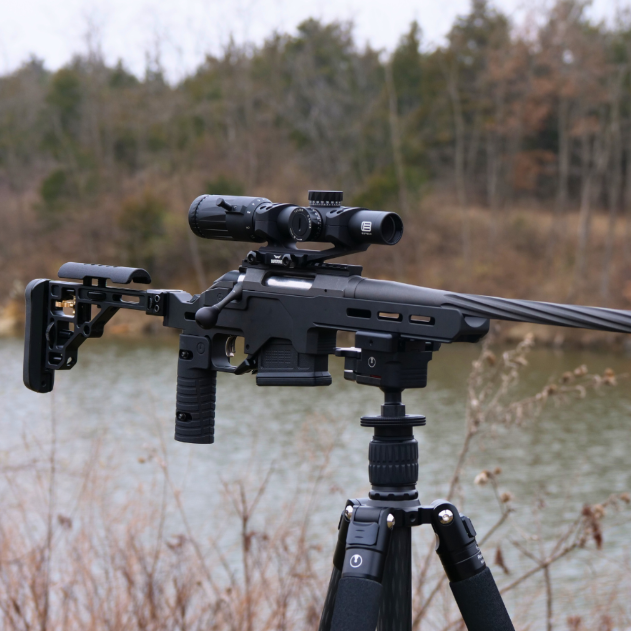 UD Picatinny Chassis installed on rifle