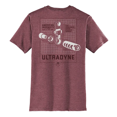 burgandy graphic t-shirt