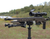 firearm bipod in outdoor setting