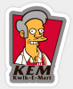 SIMPSON KwikE Mart Sticker SIMPSON KwikE Mart Sticker